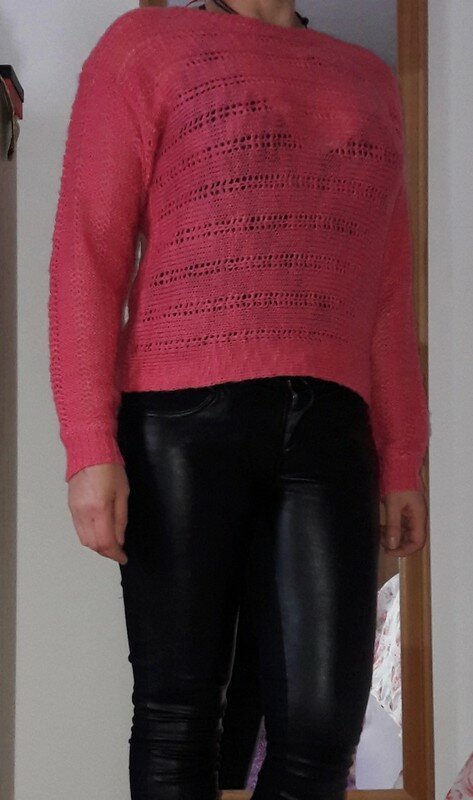Oversize Pullover Vila Rosa Pink Gr. L Neu 35,€