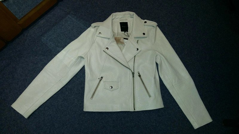 Selected Jacke Lederjacke Leder Gr.40/L Biker Bikerjacke Blazer €310 NEU