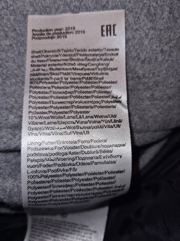 Mantel Only & Sons Gr. XXL / 54 grau