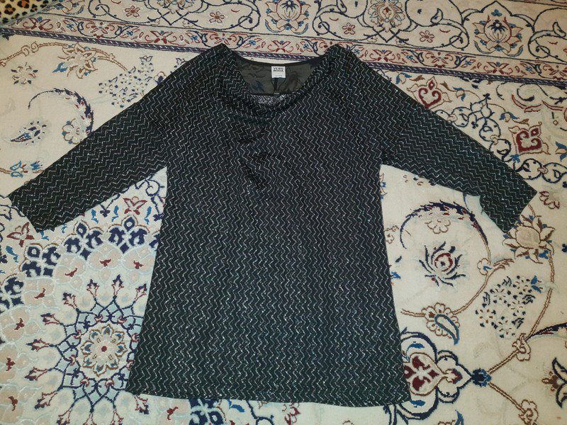 Längere Bluse Top 3/4 Arm glitzern Vero Moda L (40) T-Shirt NEU