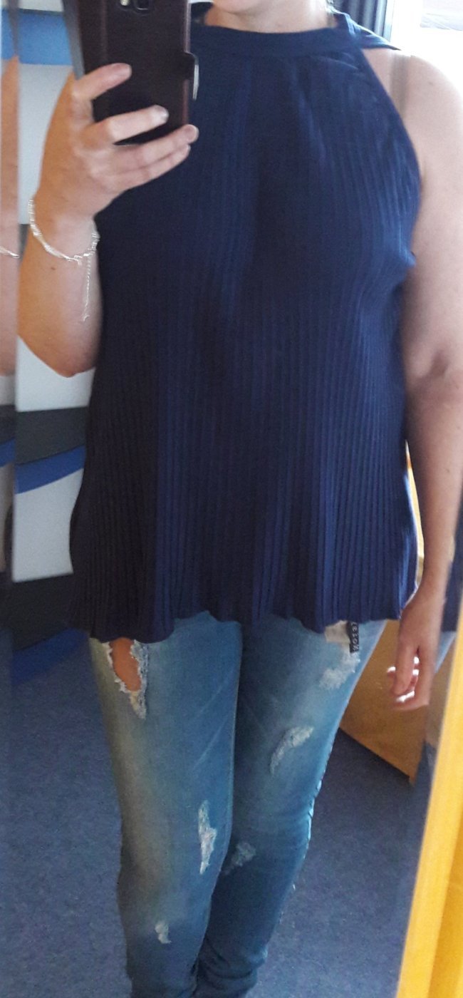  Only  Hemd,Bluse, T-Shirt, Gr. S 36 tunika, top, Oberteil Plissee 