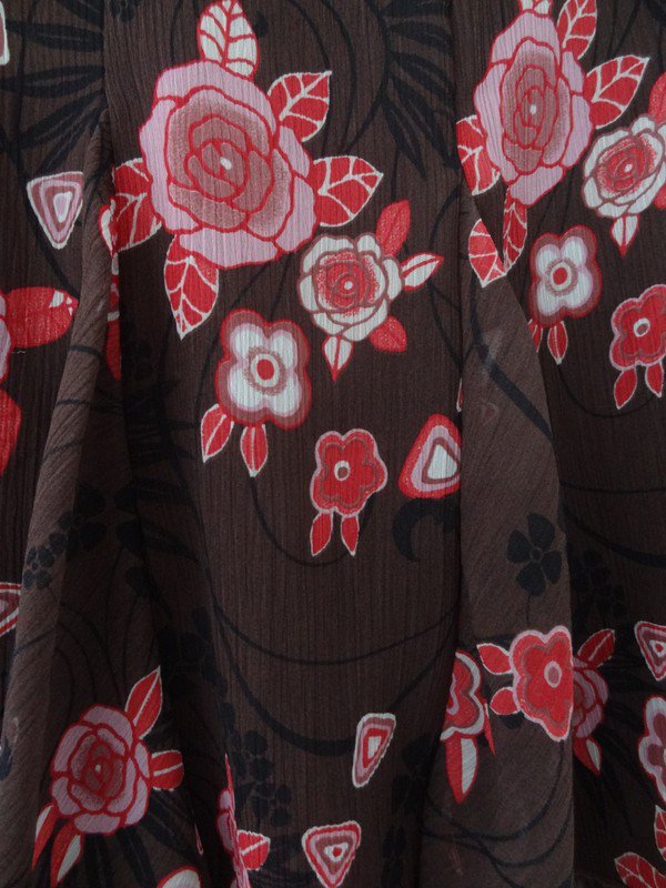 Wunderschöner Zweiteiler Wickeljacke + Rock Blumenprint Gr. M