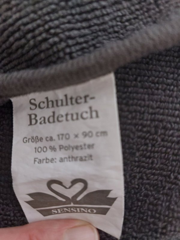 Handtuchkleid Schultertuch zum Umziehen Sauna