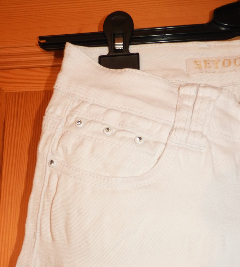 weiße Jeans