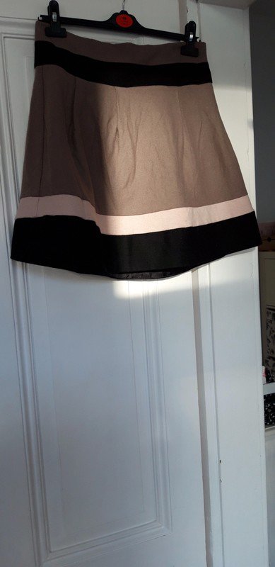 Rock ,Nude Töne, 40/L, High waist