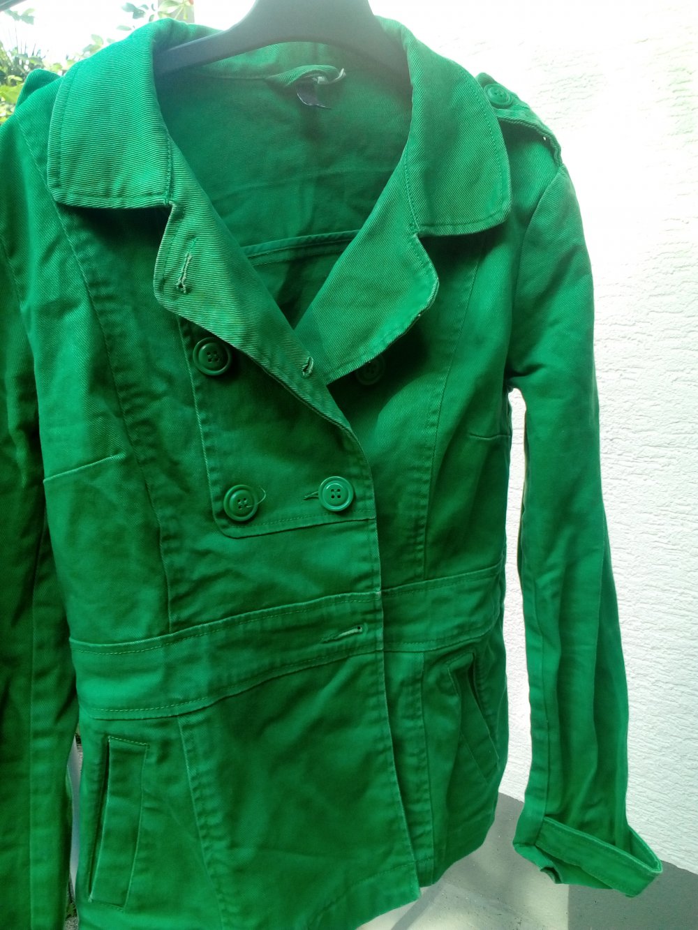 Grüne Jacke