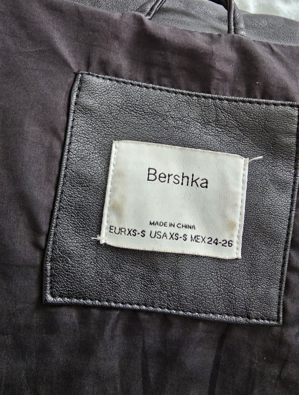 Bershka Kunstlederjacke