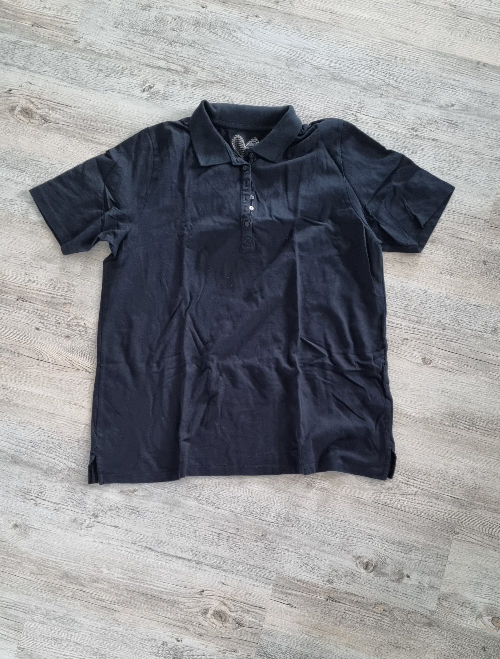 Poloshirt schwarz von Ulla popken