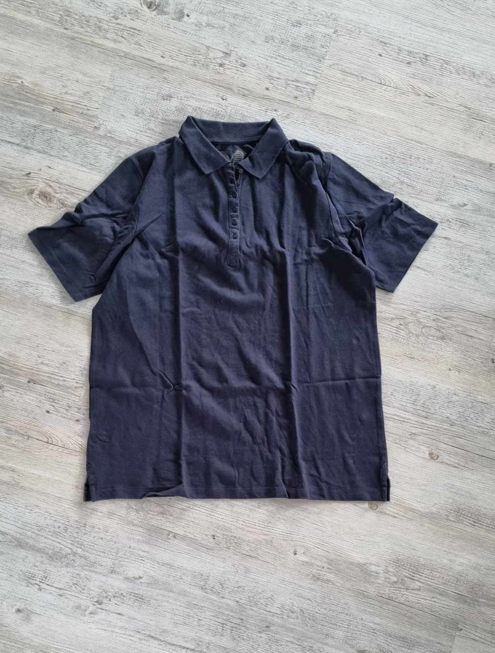 blaues Poloshirt von Ulla popken