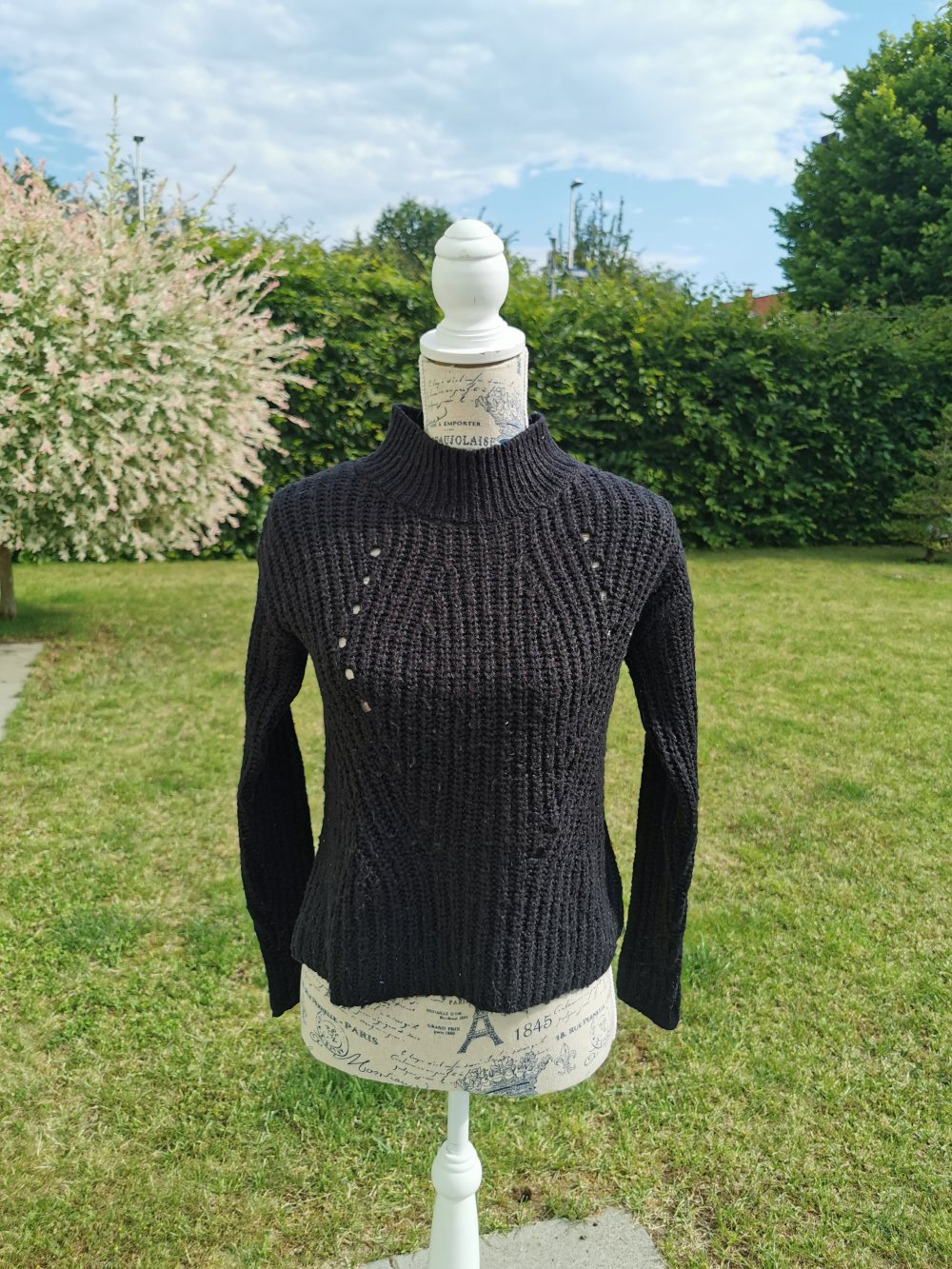 Strickpullover schwarz 