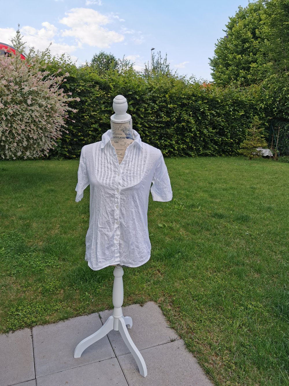 Weiße Bluse 