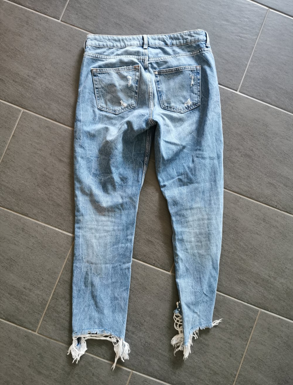 Girlfriend regular waist jeans H&M denim 
