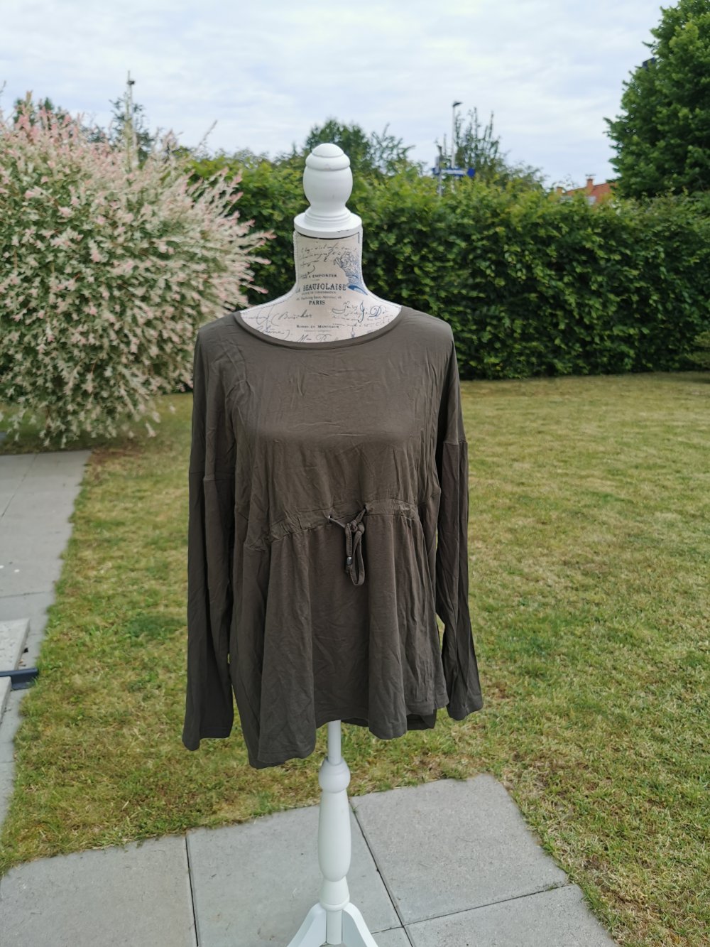 Khakifarbenes Shirt Ulla Popken 