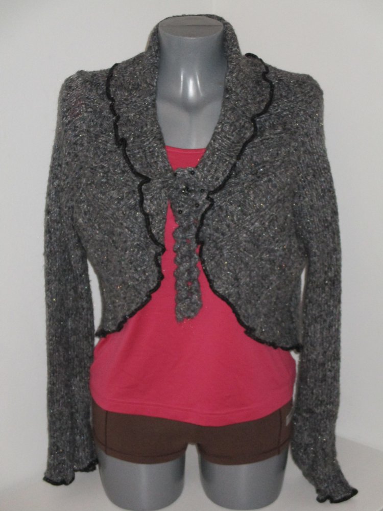 Tolles Strickjäckchen mit Mohair S/M