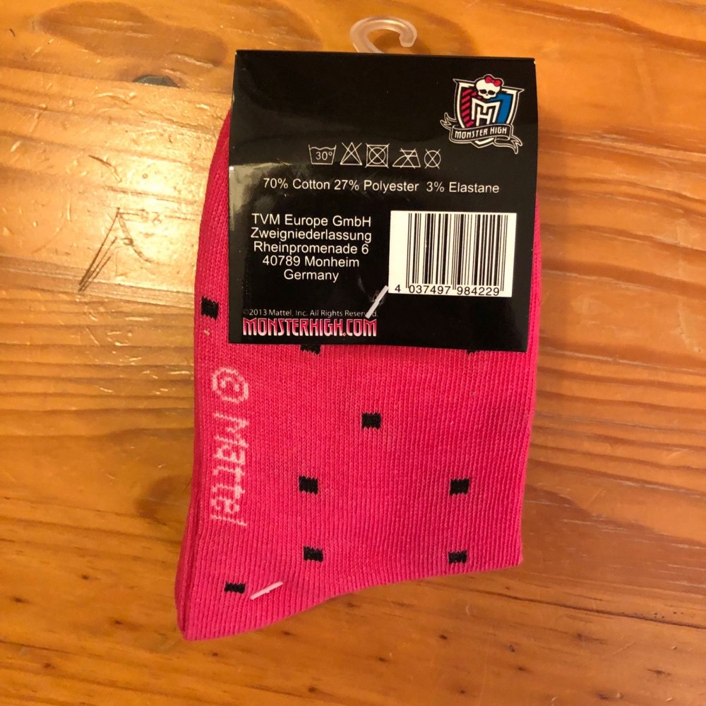 Socken Monster high neu Gr. 27-30