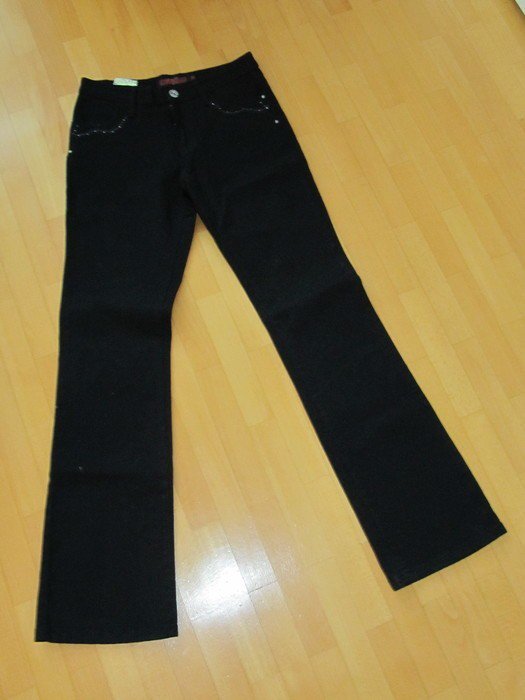 Tolle schwarze Jeans mit Straß Gr.M NEU