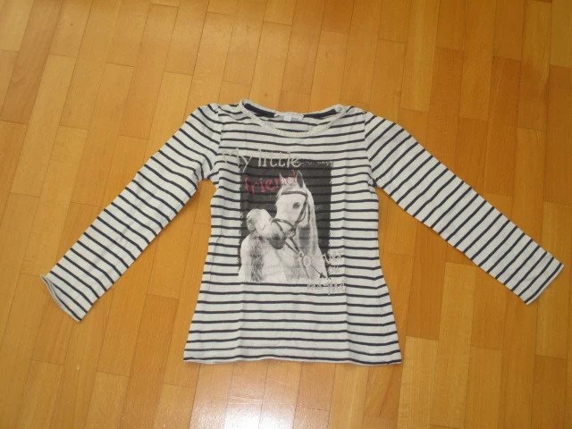 Langarm Shirt Pferd Gr.116 