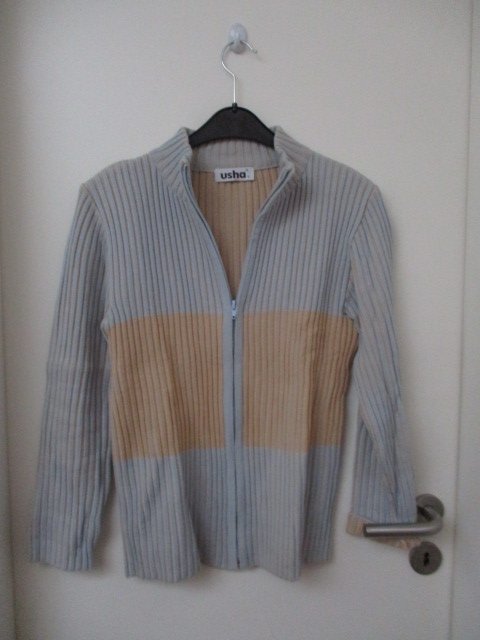 Tolle Rippenstrickjacke Gr. S true vintage
