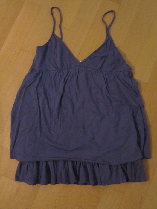 Lila Top Hängerchen Gr.M Zara doppellagig