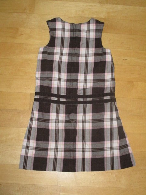 Süßes Kleidchen kariert Gr.116 H&M rosa braun