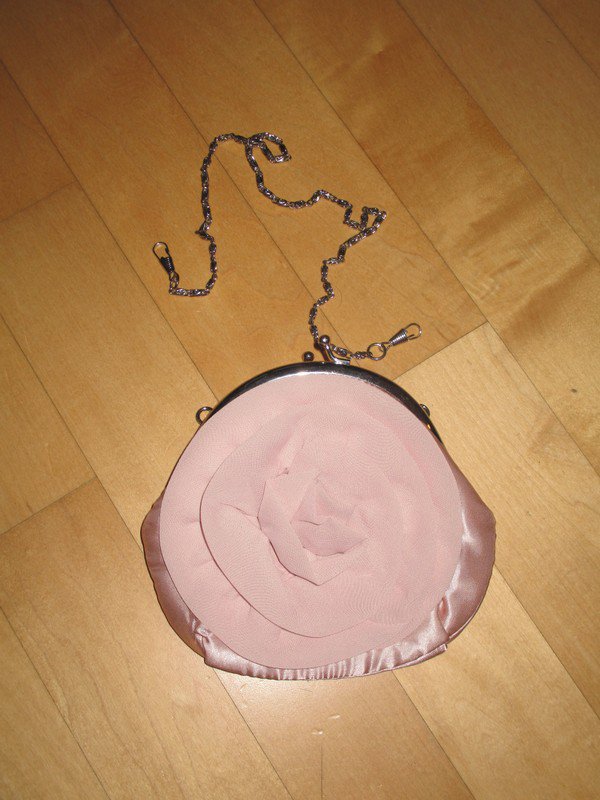 Tolle Tasche Blume rosé