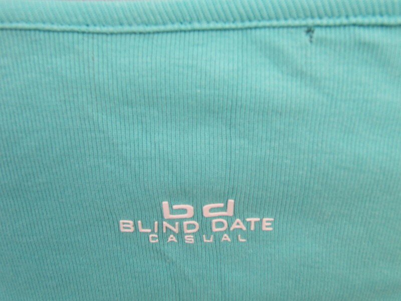 Türkises Top neckhoulder blind date basic
