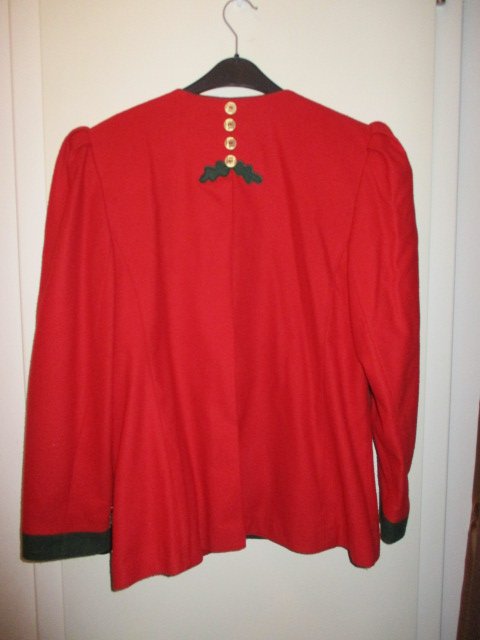 Oktoberfest Trachten Jacke rot Gr. 38 Alphorn 