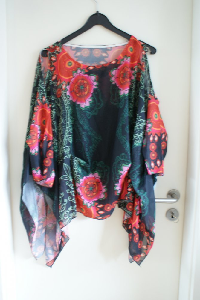 Ausgefallenes Oberteil mit Blumenmuster Gr.L 
