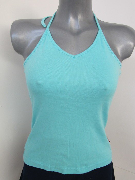 Türkises Top neckhoulder blind date basic