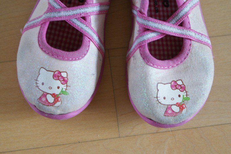Hello Kitty Ballerinas mit leichtem Glitzer