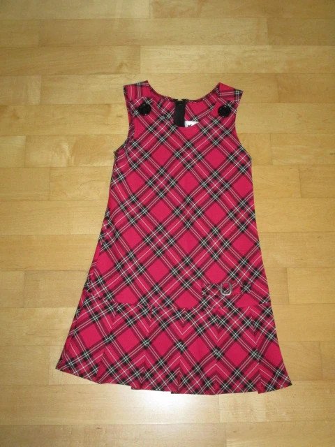 Süßes Kleid kariert pink Gr.110