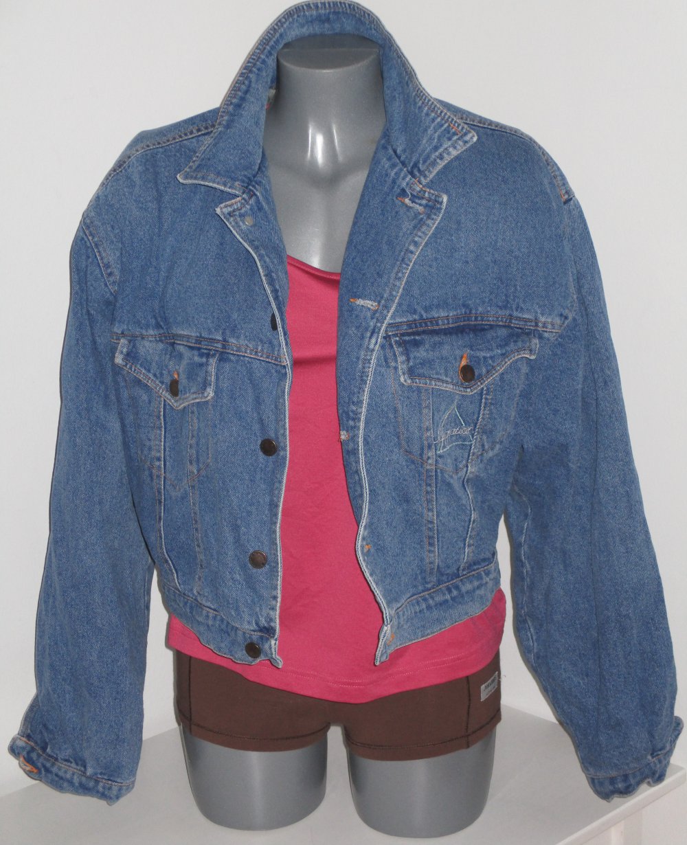 Tolle kurze vintage Jeansjacke