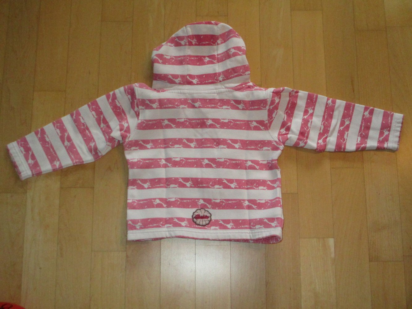 Kapuzenpulli Barbie Gr.98 gestreift