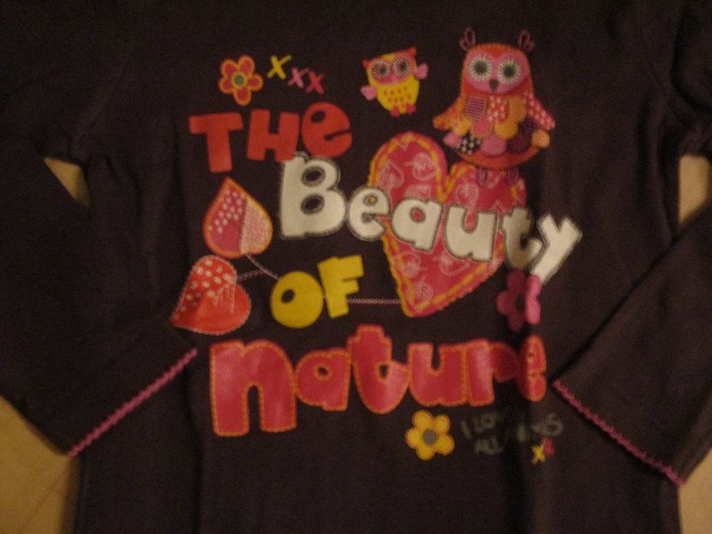 Tolles langarm Shirt Gr.110 Eulen