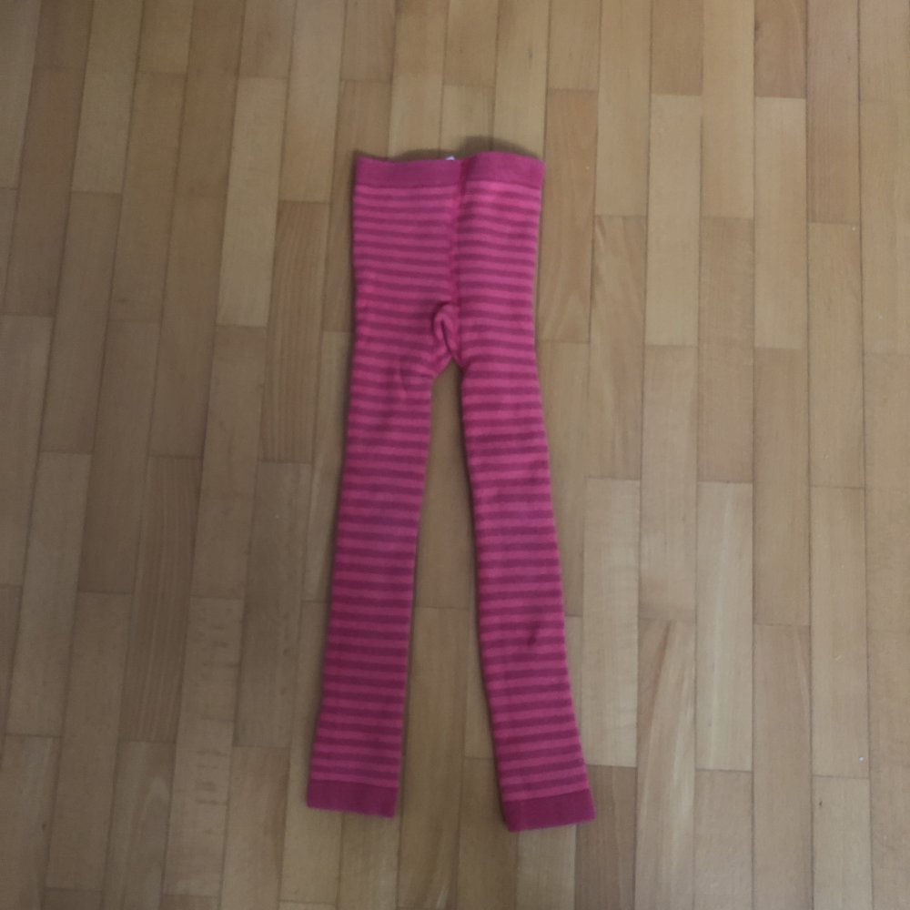 Dicke Leggings Tchibo gestreift Gr. 122/128 thermo