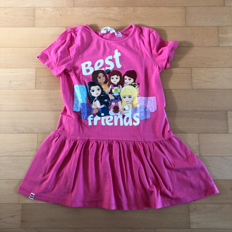 Kurzarmiges Kleid Lego Friends Gr. 122/128