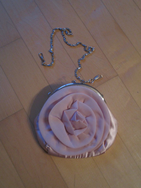 Tolle Tasche Blume rosé