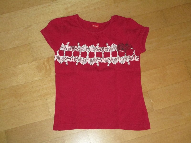 Tolles Shirt S.Oliver Gr.104/110 Zebras