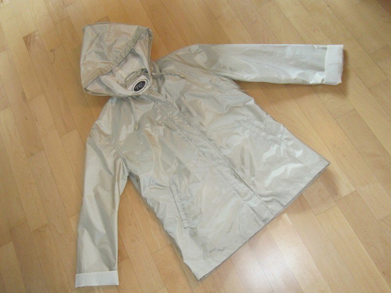 Dünne Jacke Kurzmantel Gr.M glänzend Sommer