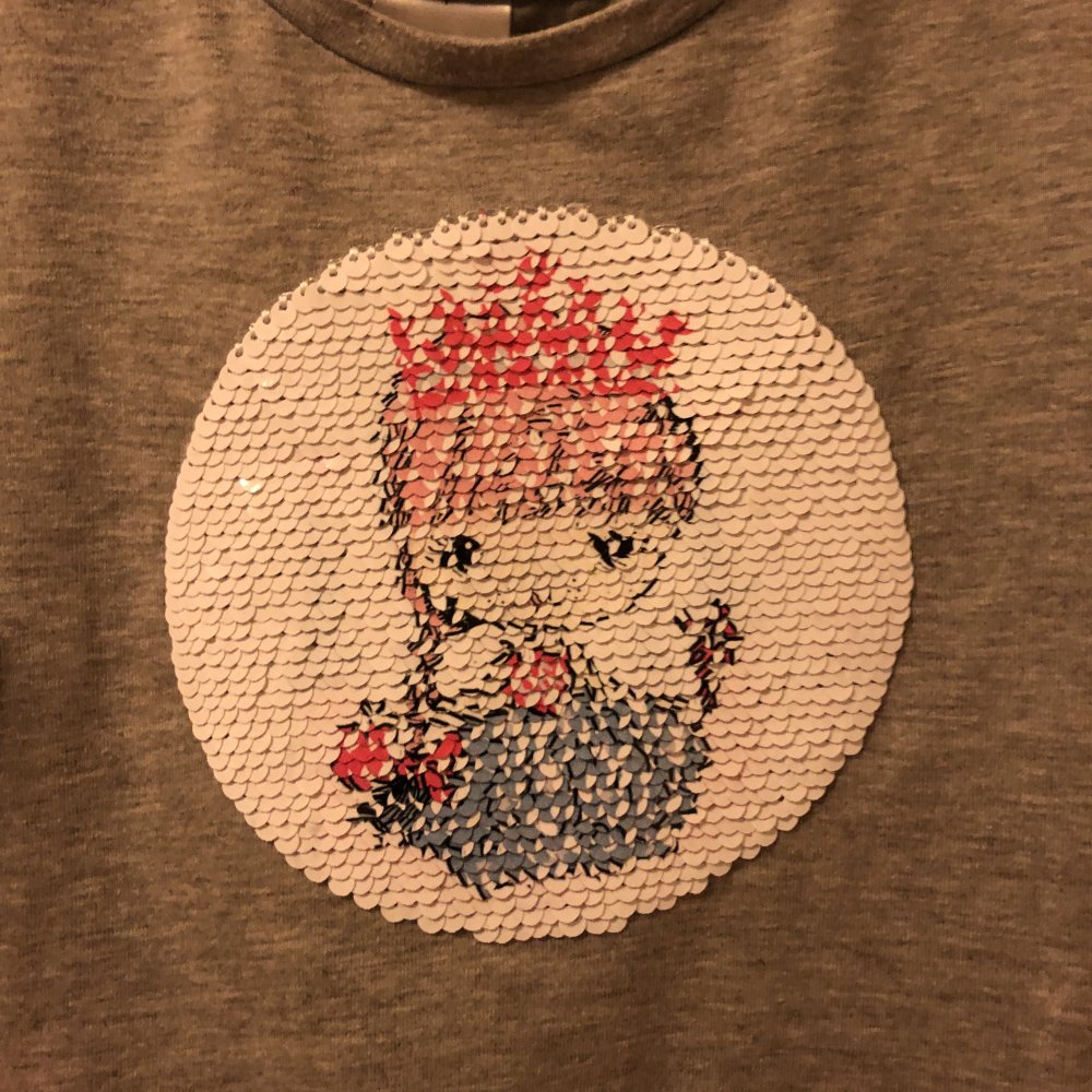 Süßes Wendepaillettenkleid Gr.116 Palomino Schloß Prinzessin