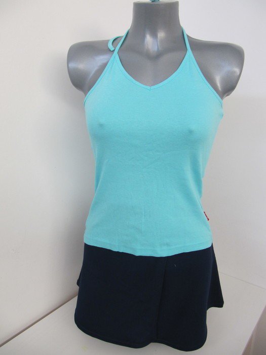 Türkises Top neckhoulder blind date basic