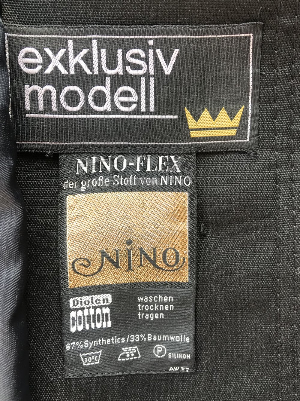 Jacke Schwarz *NINO* Exklusiv Modell 
