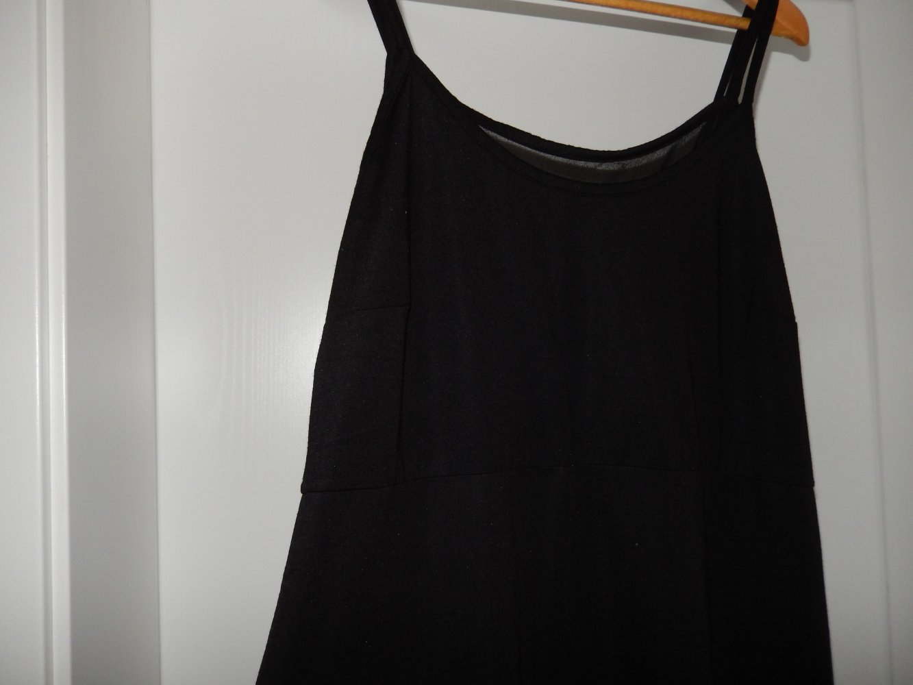 Schwarzes Maxikleid