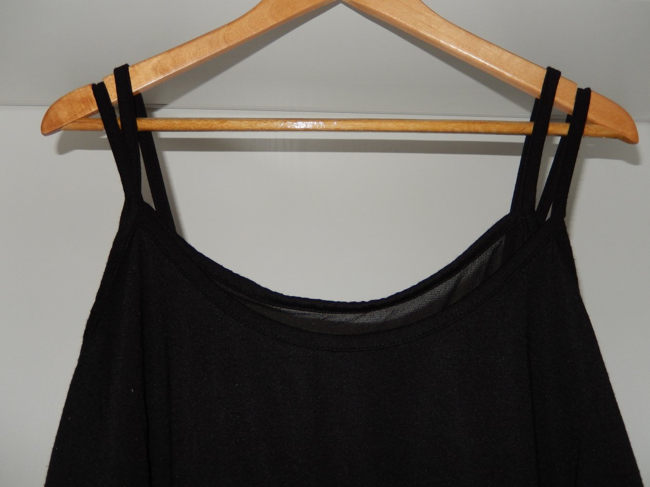 Schwarzes Maxikleid