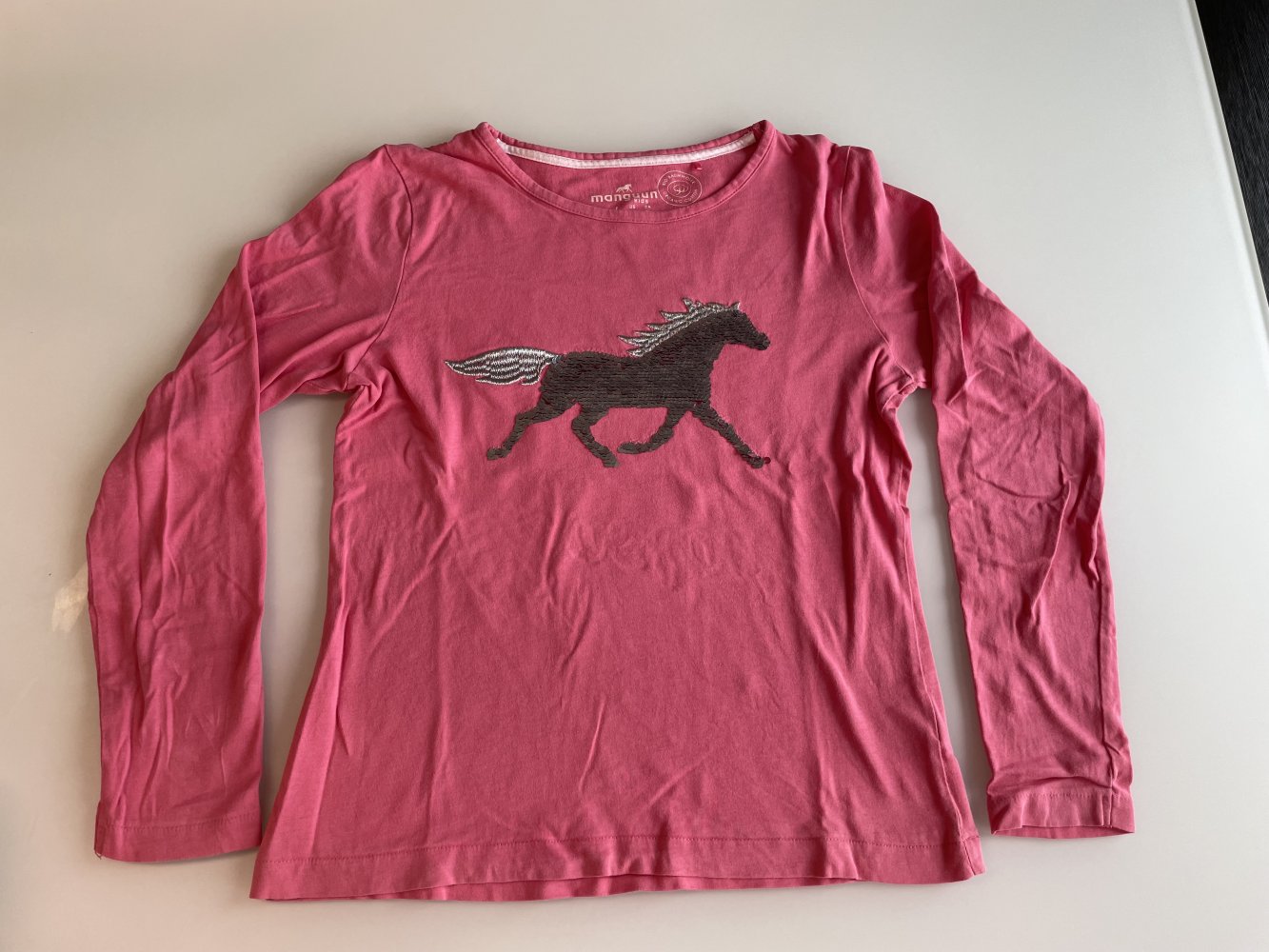 Langarmshirt mit Pferdemotiv