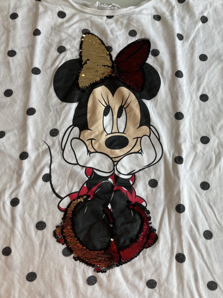 T-Shirt mit Wendepailletten