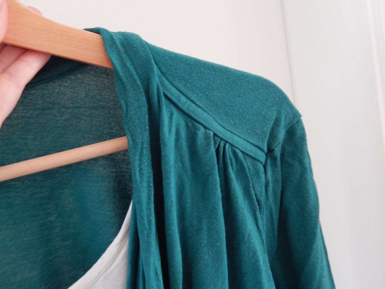 Shirt in Wickeloptik