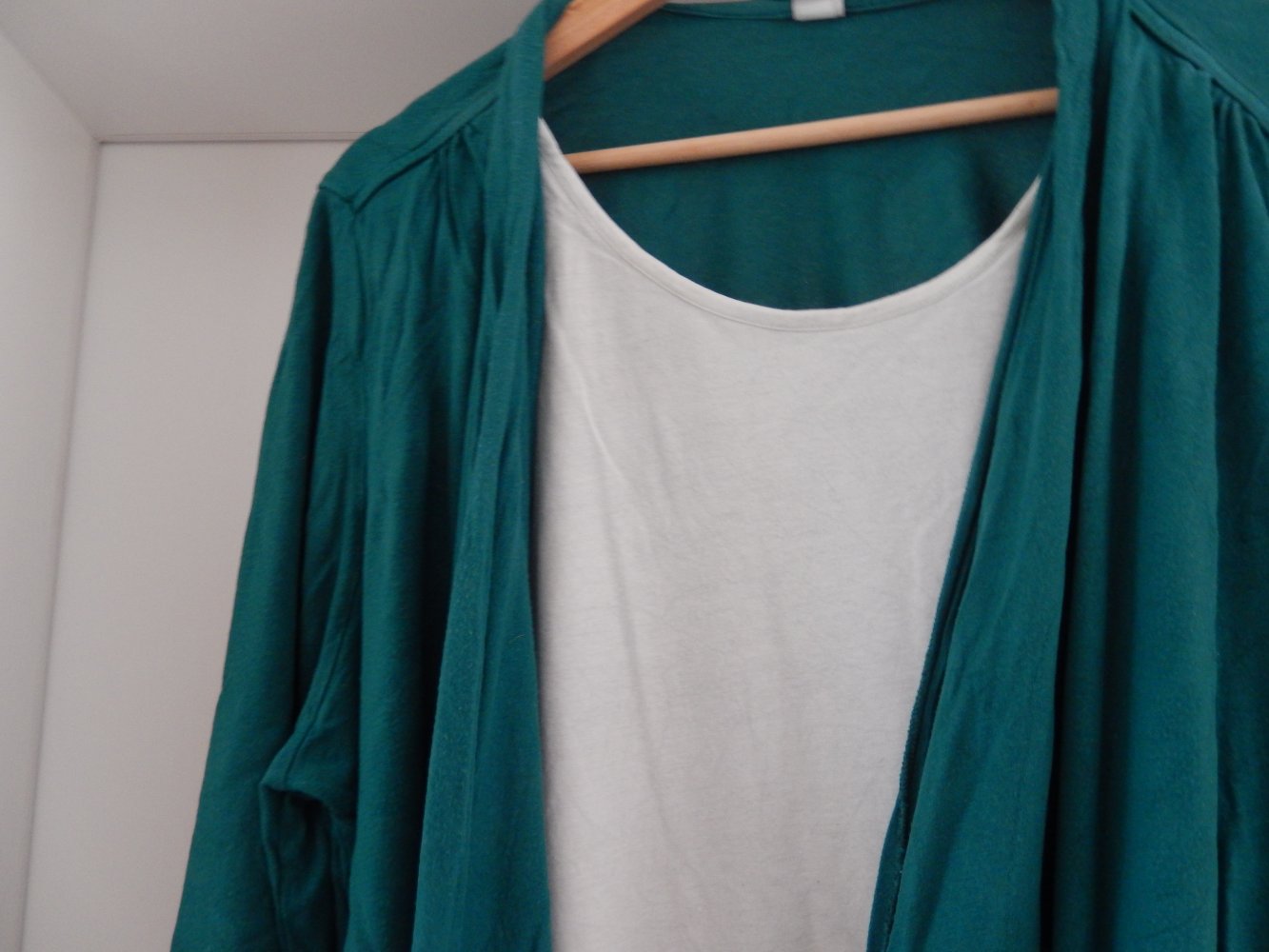 Shirt in Wickeloptik