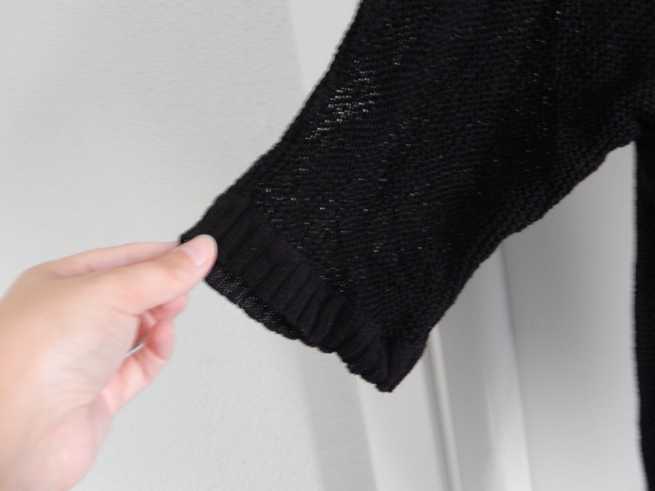 Strickjacke mit Halbarm