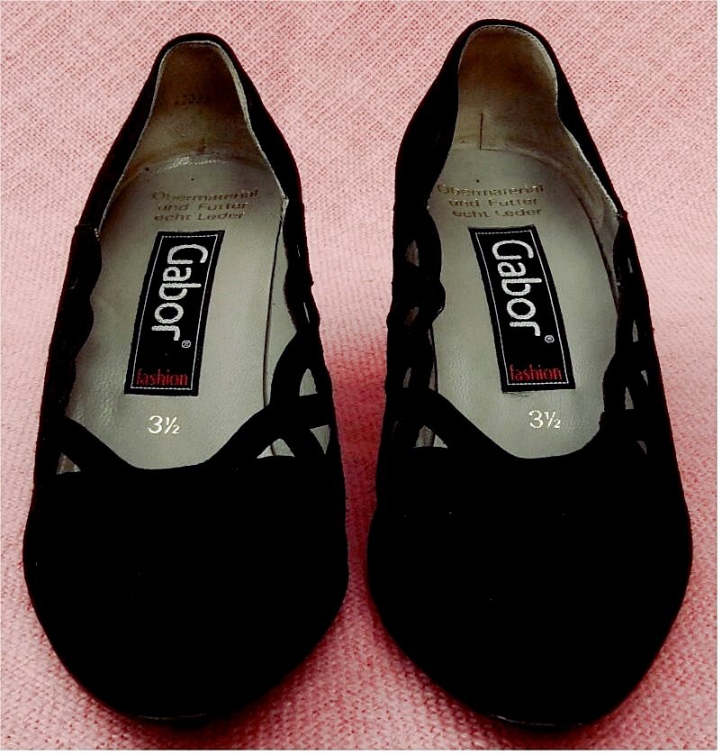 Pumps von Gabor - Obermaterial und Futter aus Leder - In matt-schwarz - Größe 3 1/2  (36)